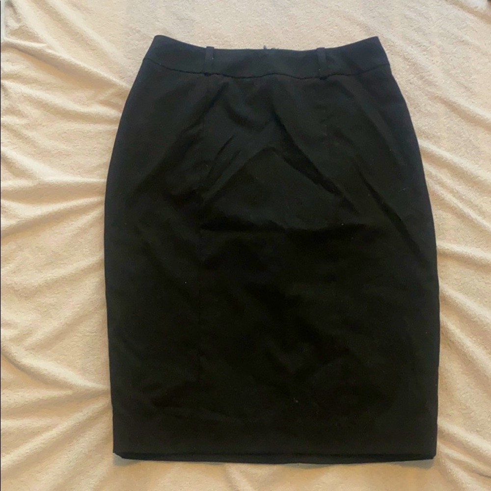 Black pencil skirt size 2